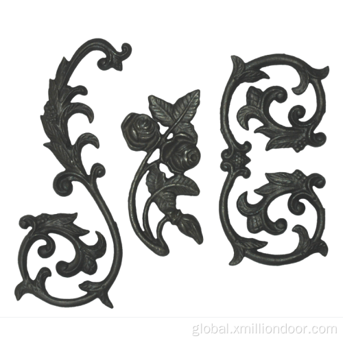 Wrought Iron Components for Fence Gate Decorative Wrought Iron Components Factory